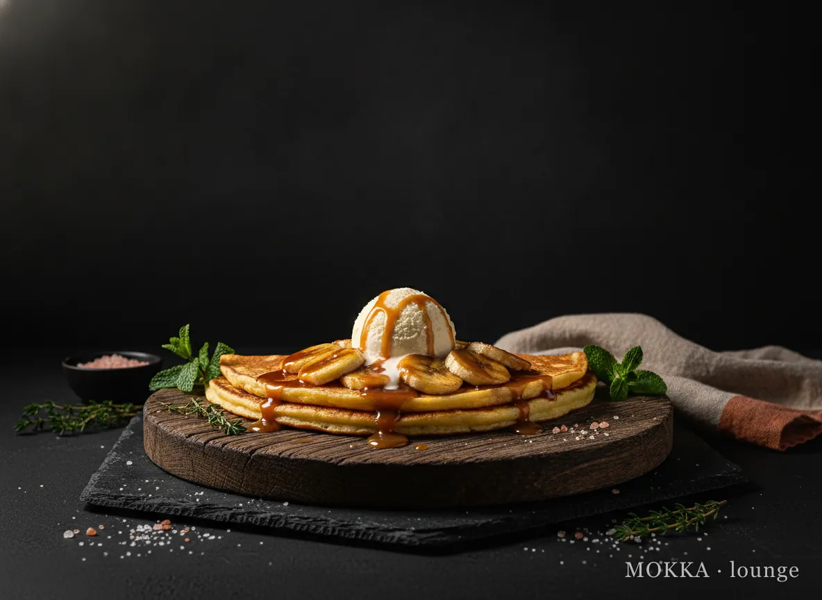 Pannekoek met Banaan en Ijs